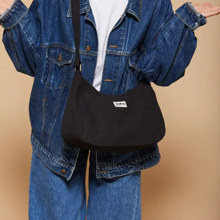 Hindbag Organic Cotton Scoop Shoulder Bag - ROSA_N - Uneeka