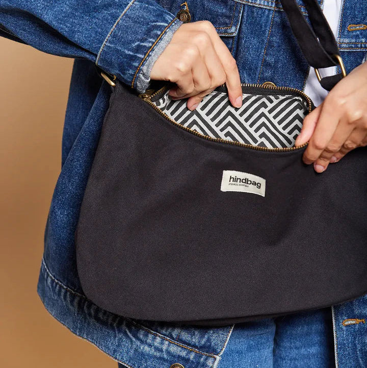 Hindbag Organic Cotton Scoop Shoulder Bag - ROSA_N - Uneeka