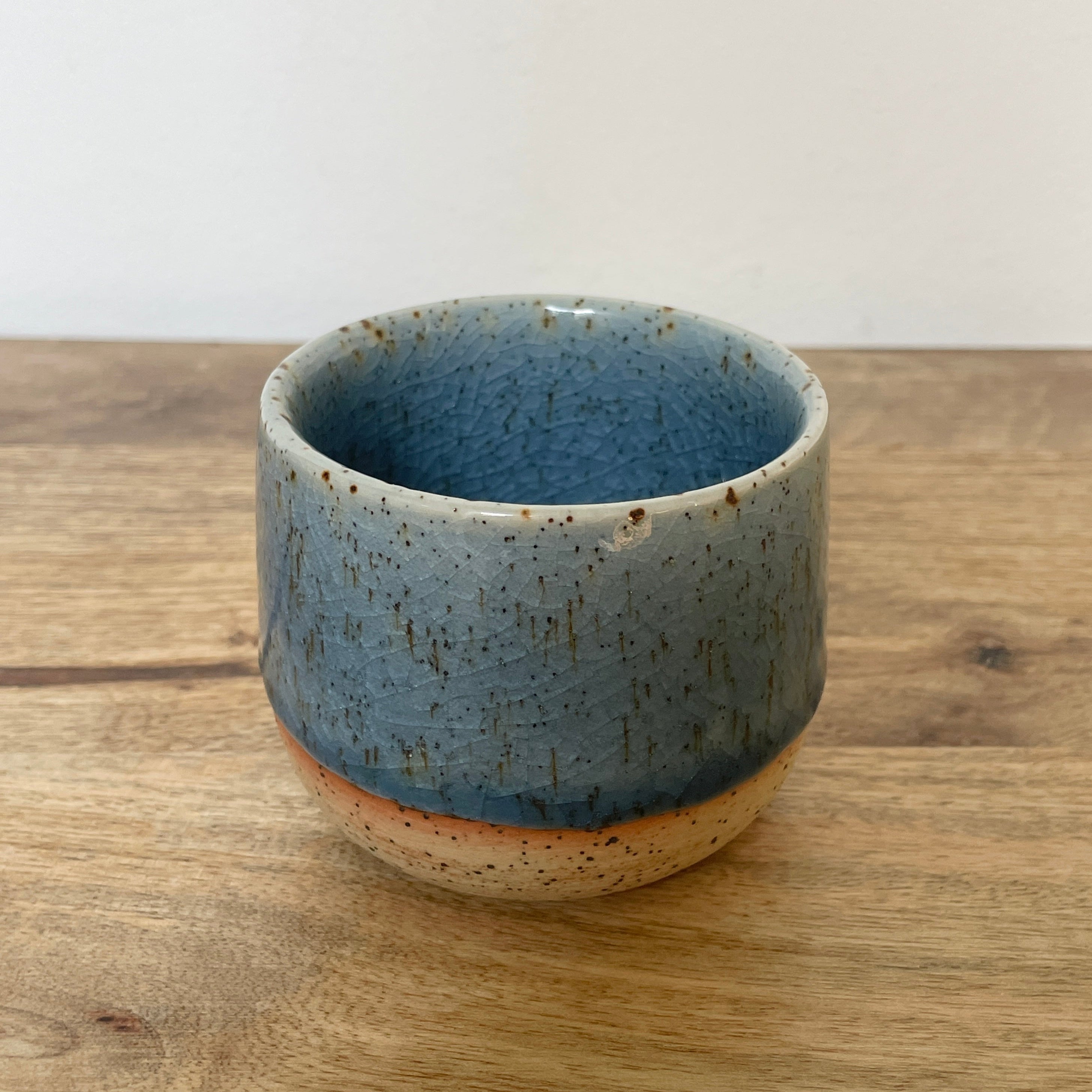 Handmade Stoneware Espresso Cup - No Handle Mug-B - Uneeka