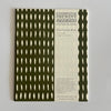 Olive Green Seed Pattern Plain Paper Slim Exercise Book - EXB SEE olive - Uneeka