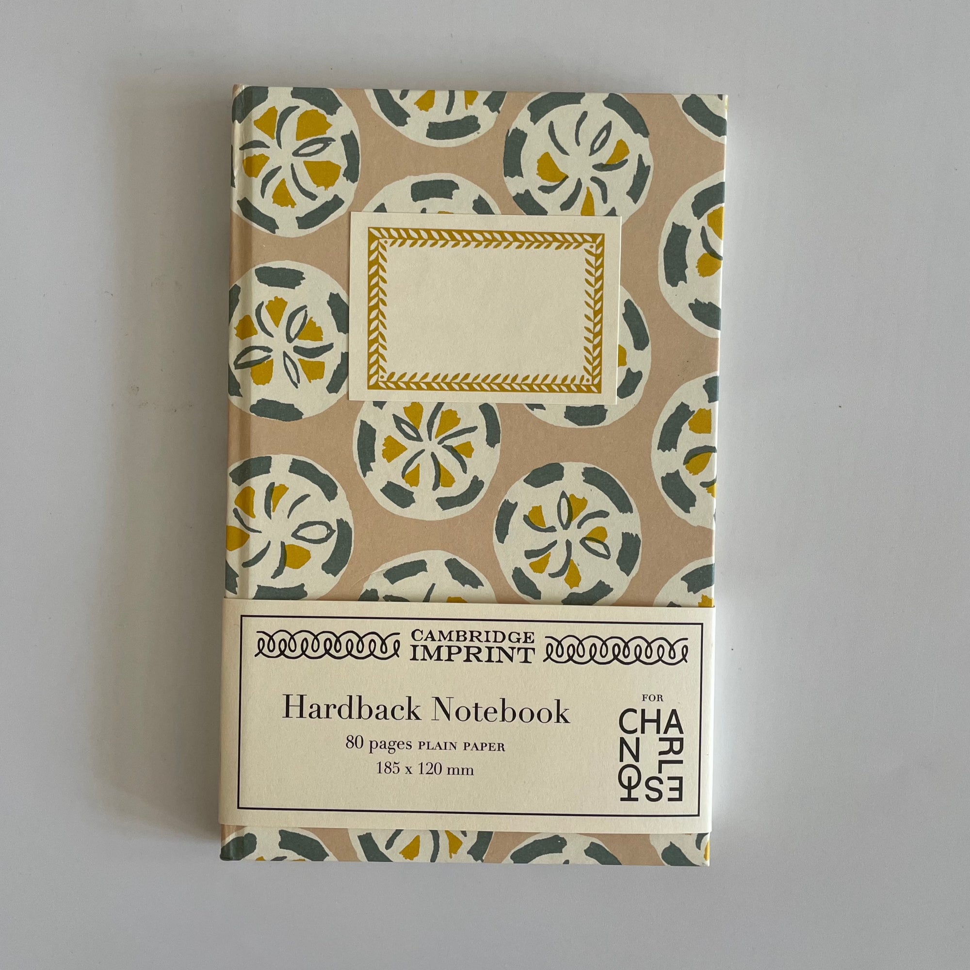 Abstract Roundel Plain Paper Hardback Slim Notebook - HNB CHS roundel - Uneeka