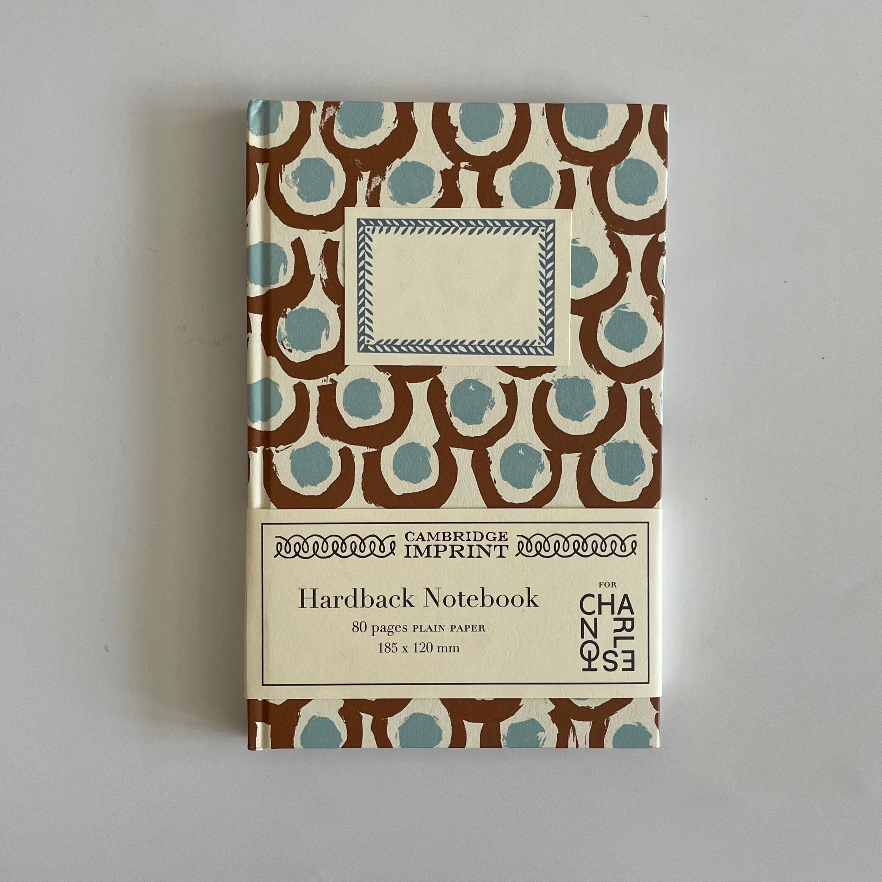 Loop & Spot Plain Paper Hardback Slim Notebook - HNB CHS loop and spot - Uneeka