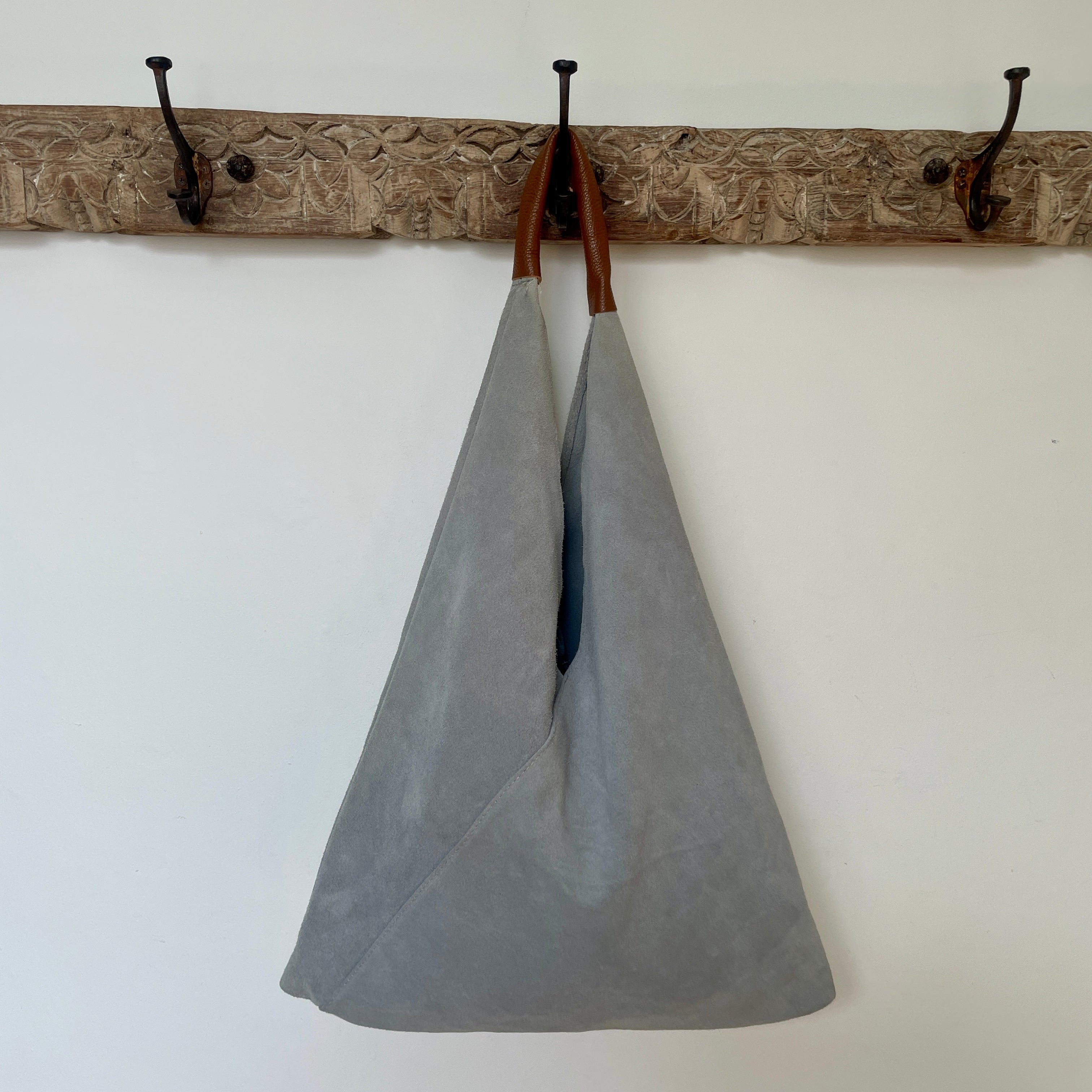 Coloured Suede Handbag - M589 - LG - Uneeka