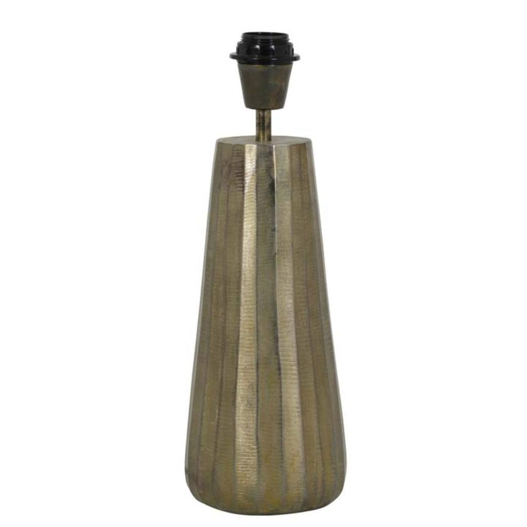 Rounded Antique Textured Lamp Base