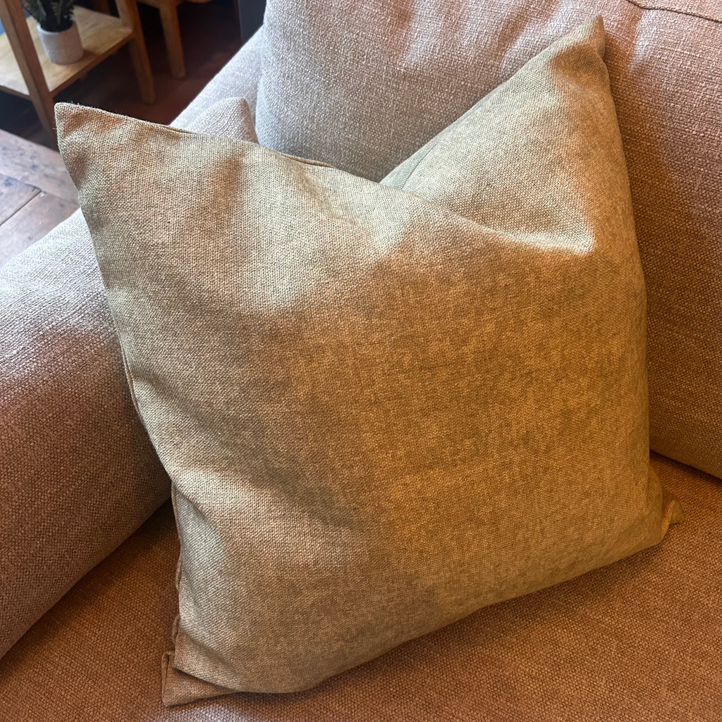 Light Moss Green Linen Blend Cushion CU2405/59 - Uneeka 