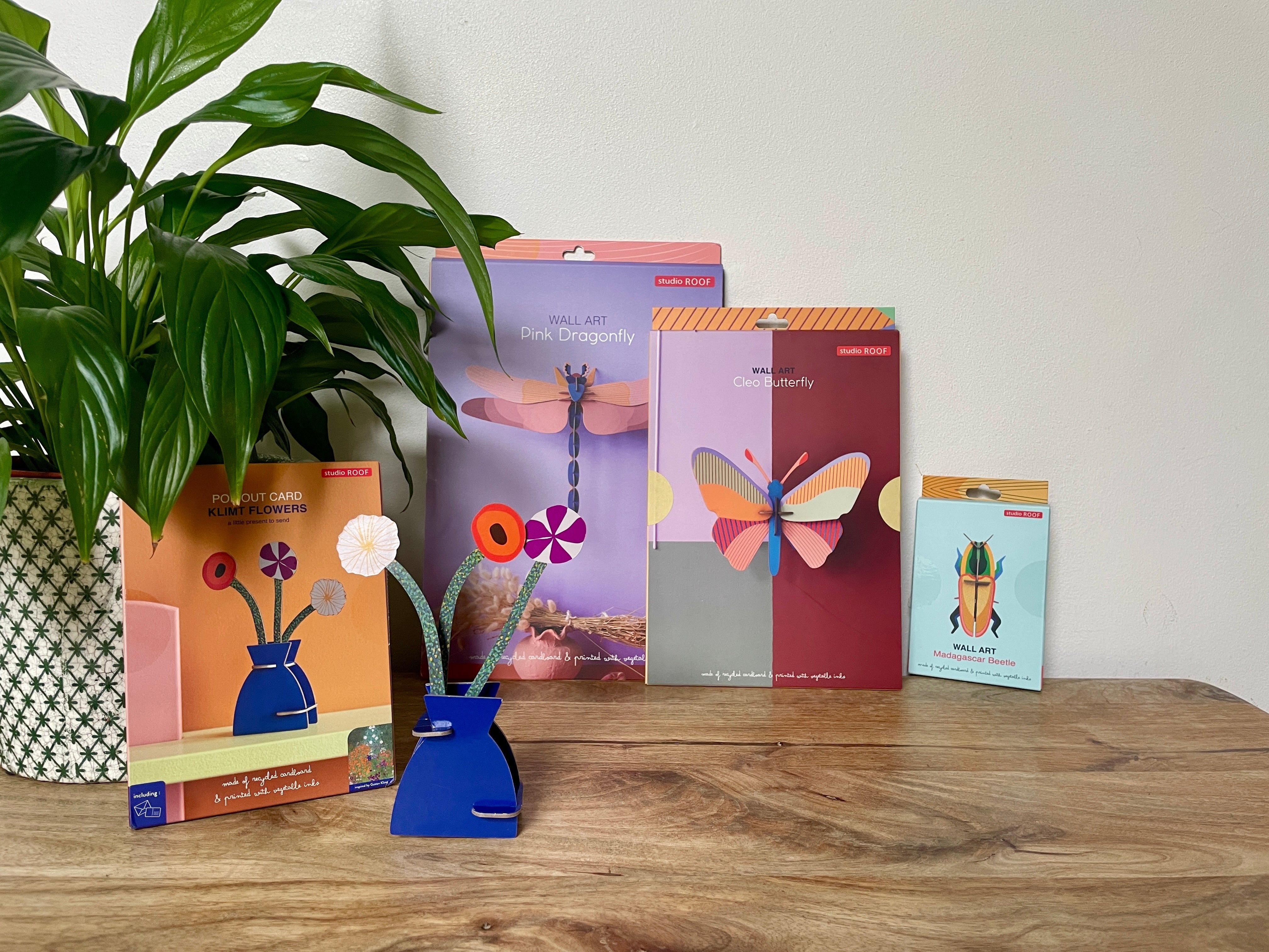 Insect & Flower Cardboard Models at Uneeka