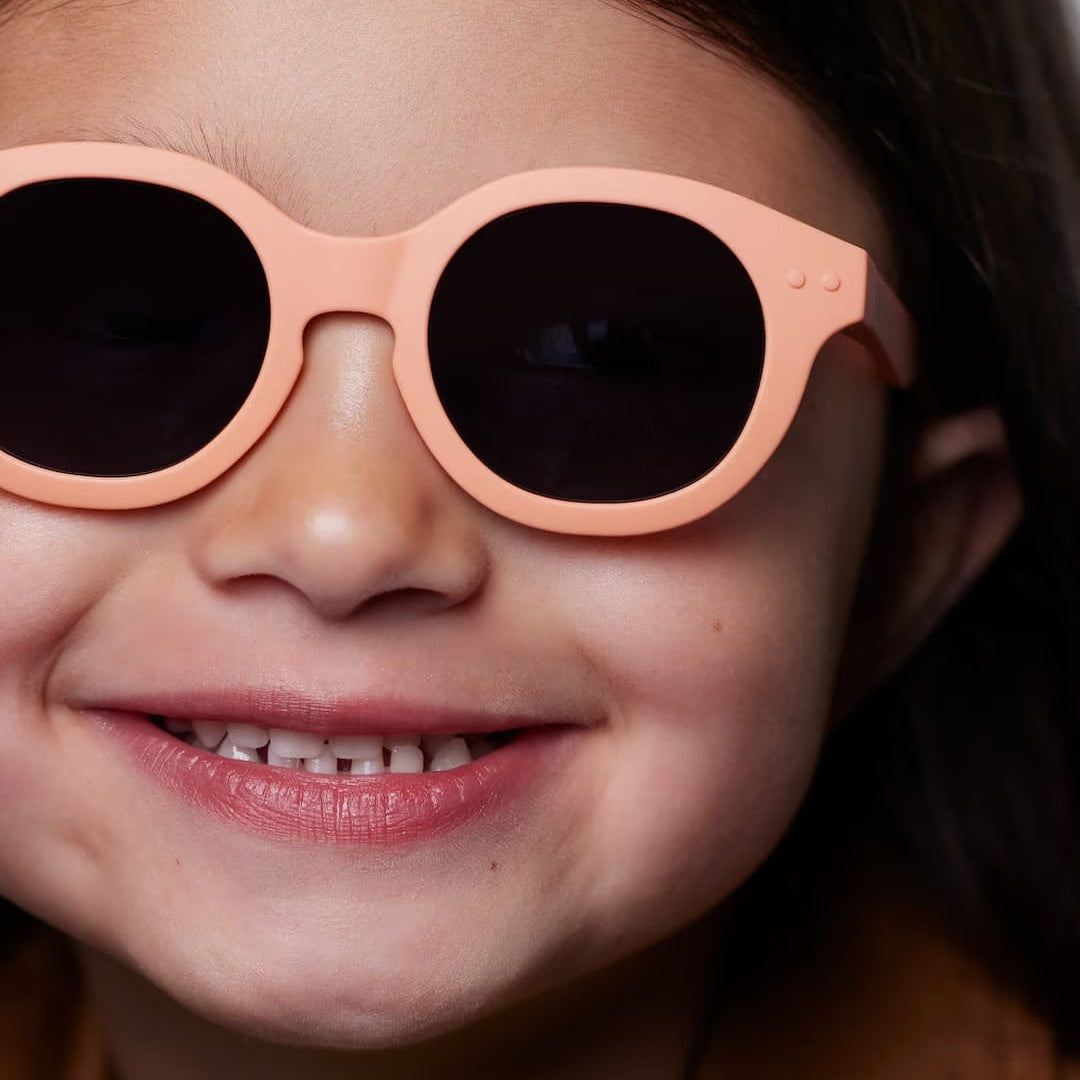Izipizi Style #C Sunglasses - Kids Ages 3-5 - Apricot - Uneeka