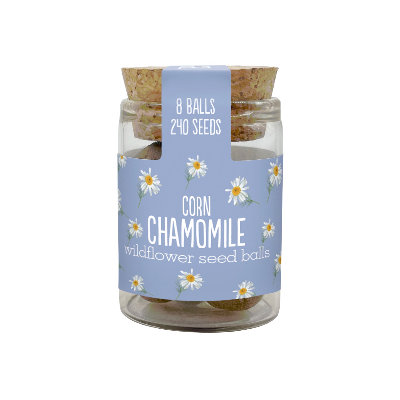 Seedball Flower Seed Jar - JAR-24-BOX -CHAMOMILE - Uneeka
