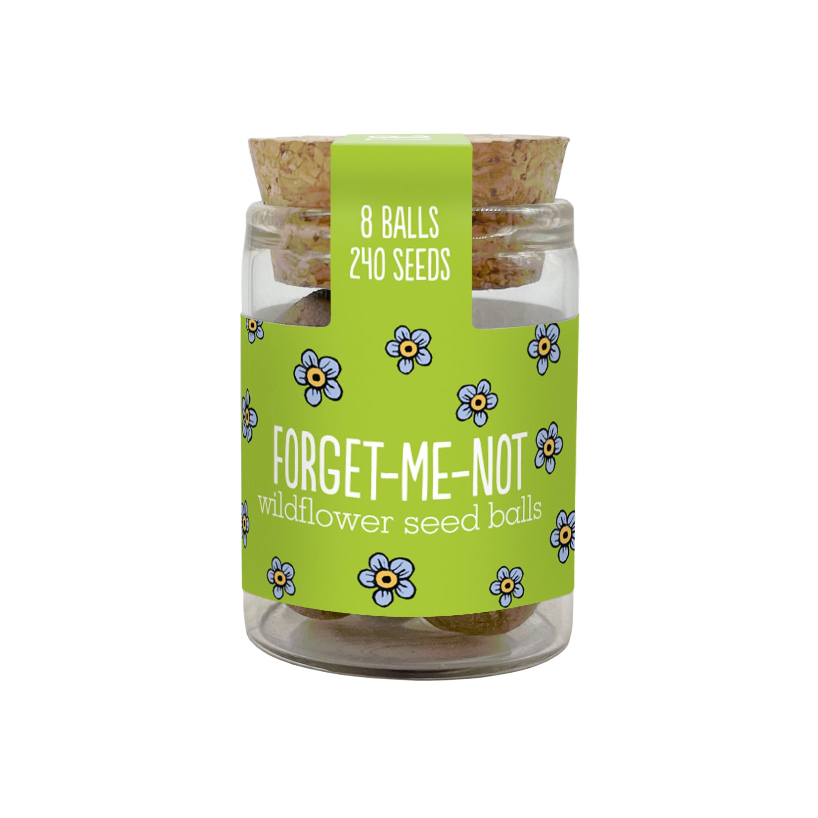 Seedball Flower Seed Jar - JAR-24-BOX -FORGET - Uneeka