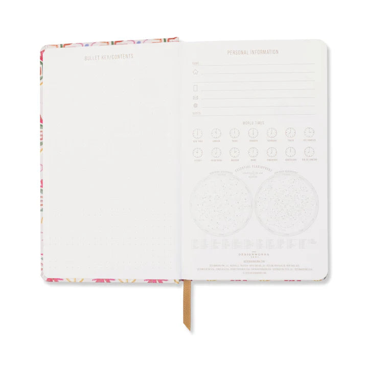 Tropical Patterned Cloth Journal - JB85-2228EU - Uneeka