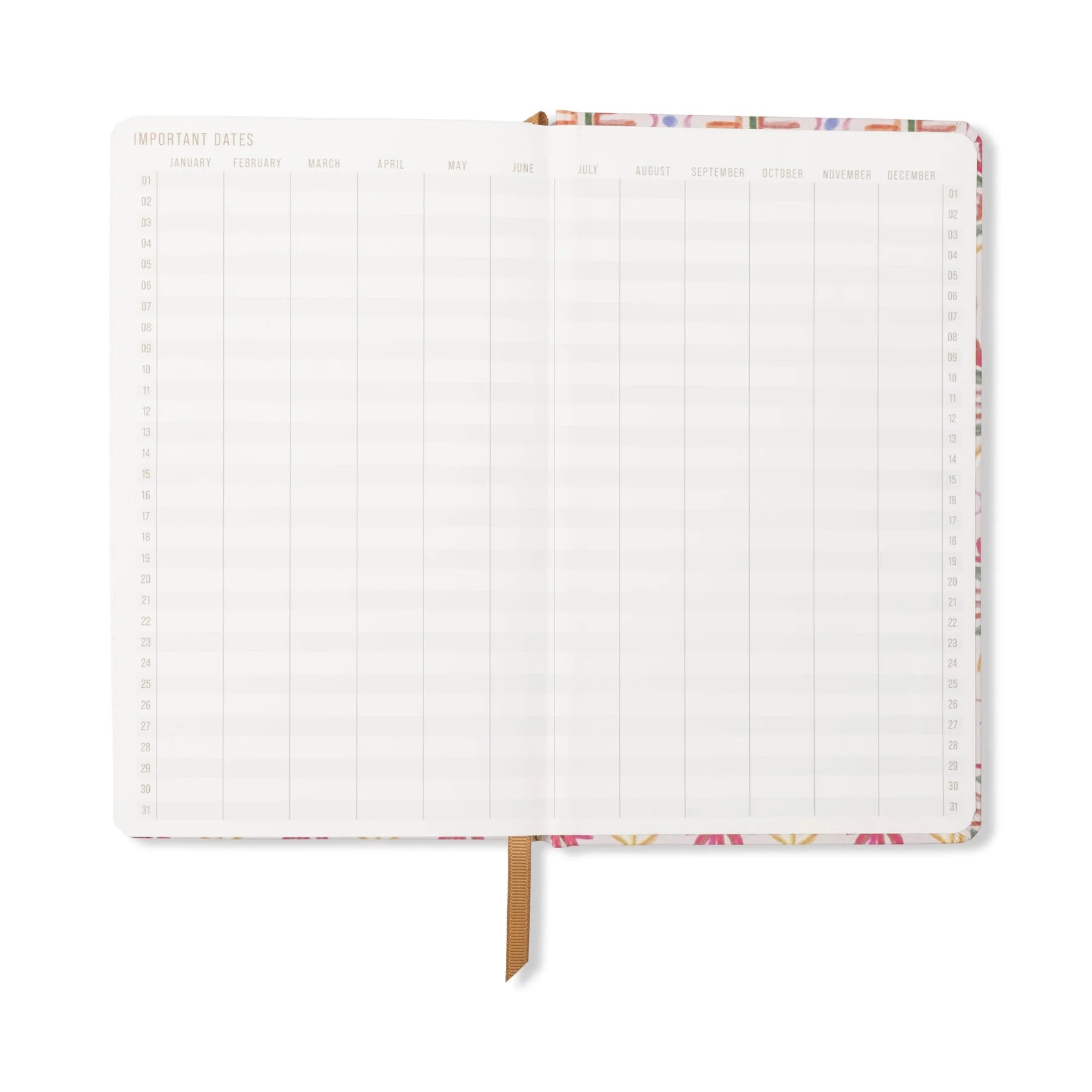 Tropical Patterned Cloth Journal - JB85-2228EU - Uneeka