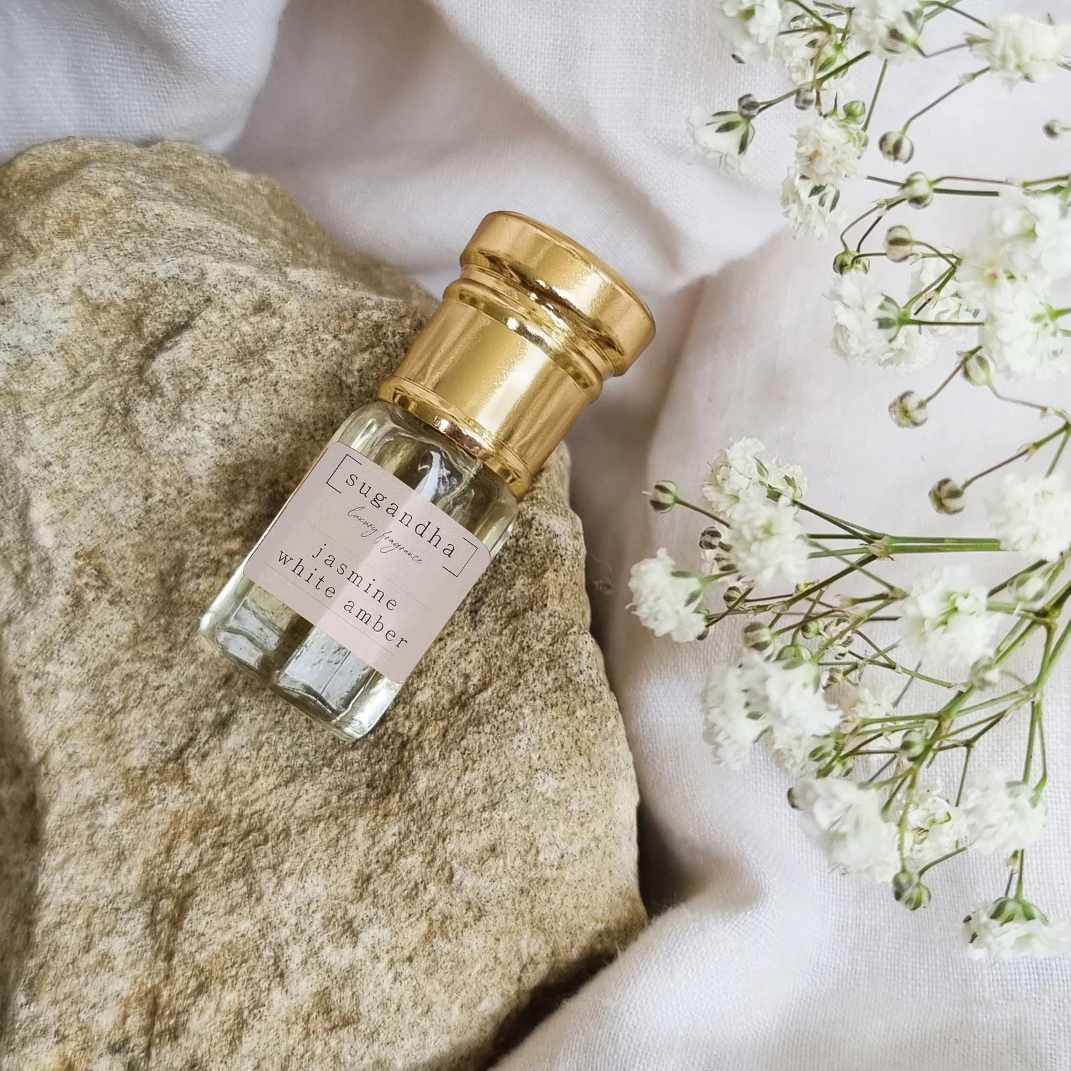 Jasmine & White Amber Roll On Perfume - Jasmine-white amber - Uneeka