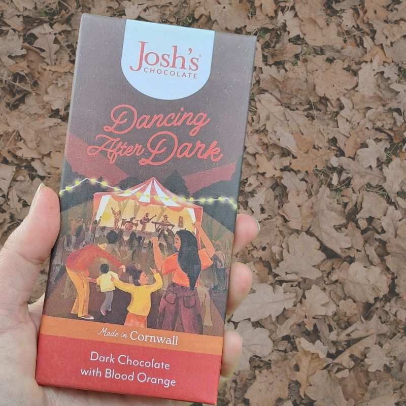 Josh's Chocolate Blood Orange Dark Chocolate Bar - Uneeka - Cornish Gifting