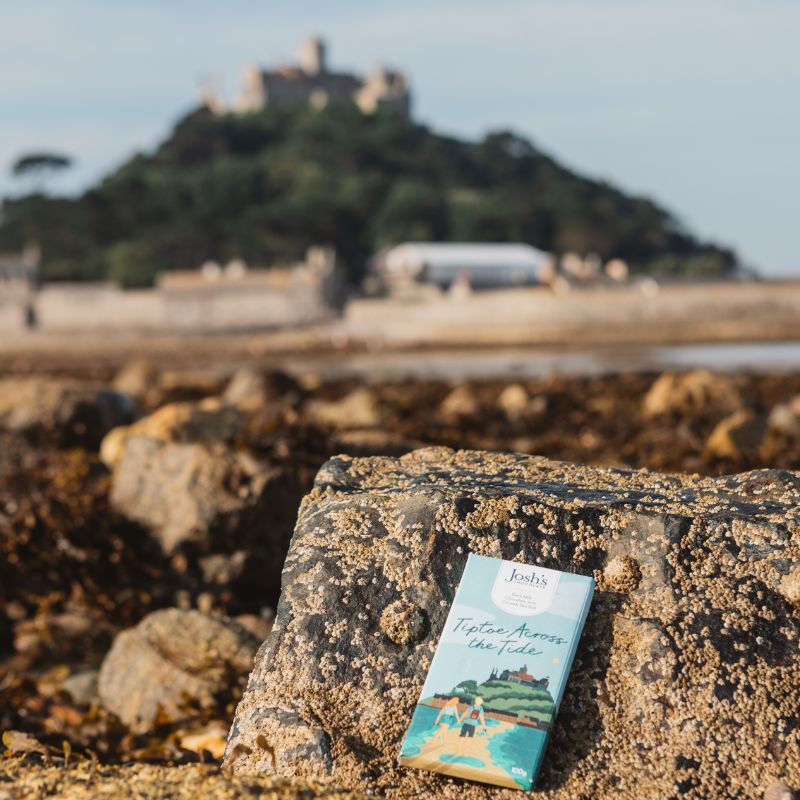 Josh's Chocolate Sea Salt Dark Milk Chocolate Bar - Uneeka