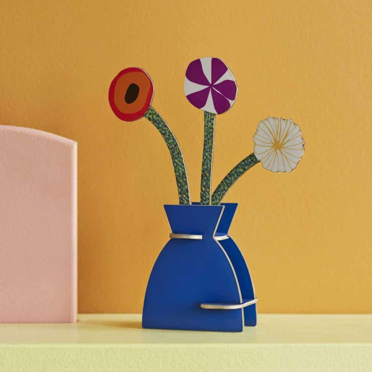 Klimt Flowers Cardboard Model & Greetings Card - TPO104 - Uneeka