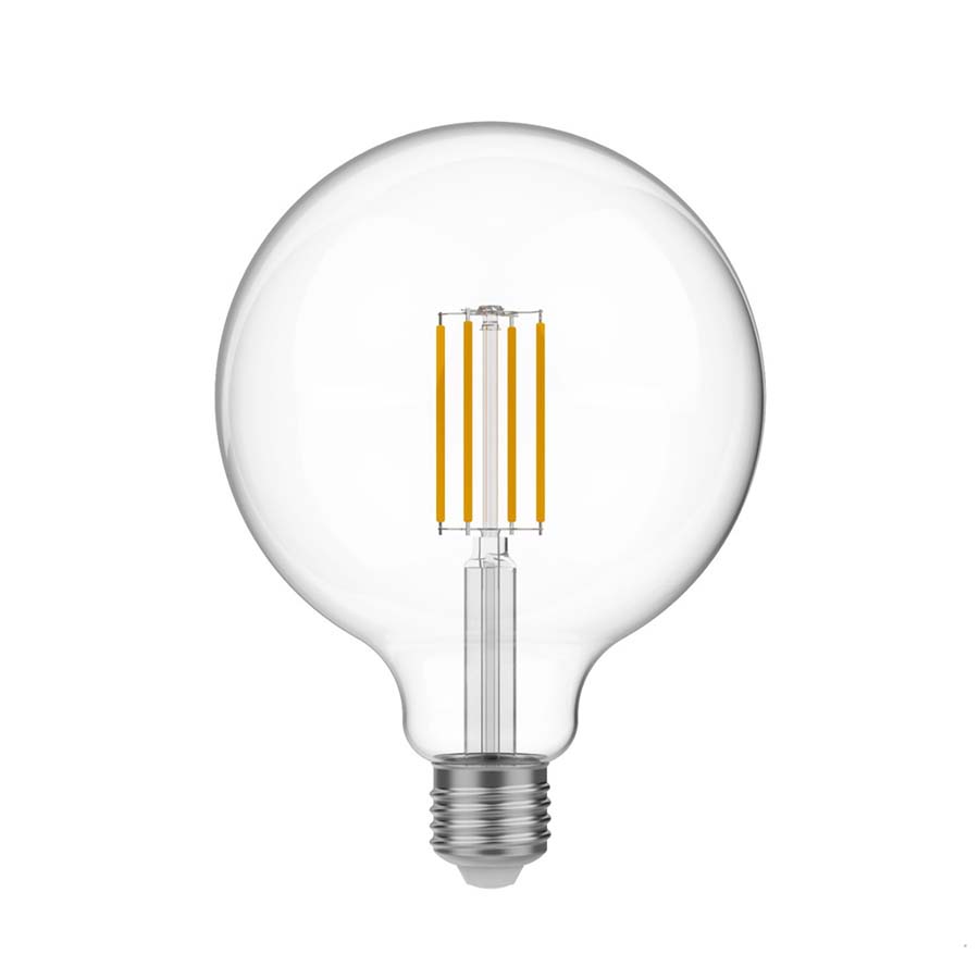 LED Clear Globe G125 7W E27 Dimmable Bulb