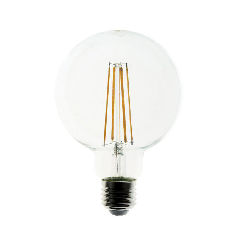 LED Transparent Light Bulb - Globe G95 Long Filament - 7.5W E27