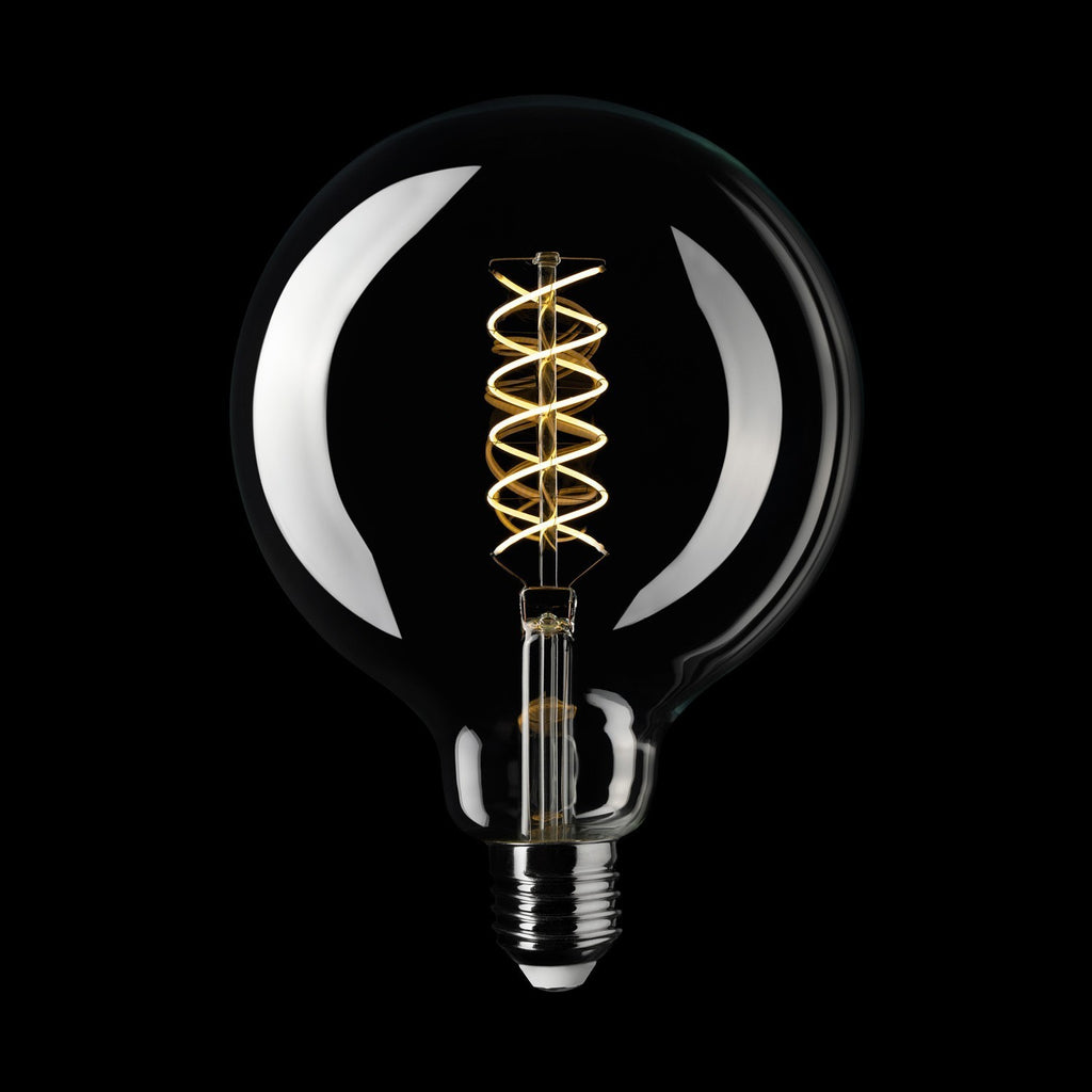 LED White Globe G125 5.9W E27 Dimmable Bulb - Uneeka Home - BB-W04
