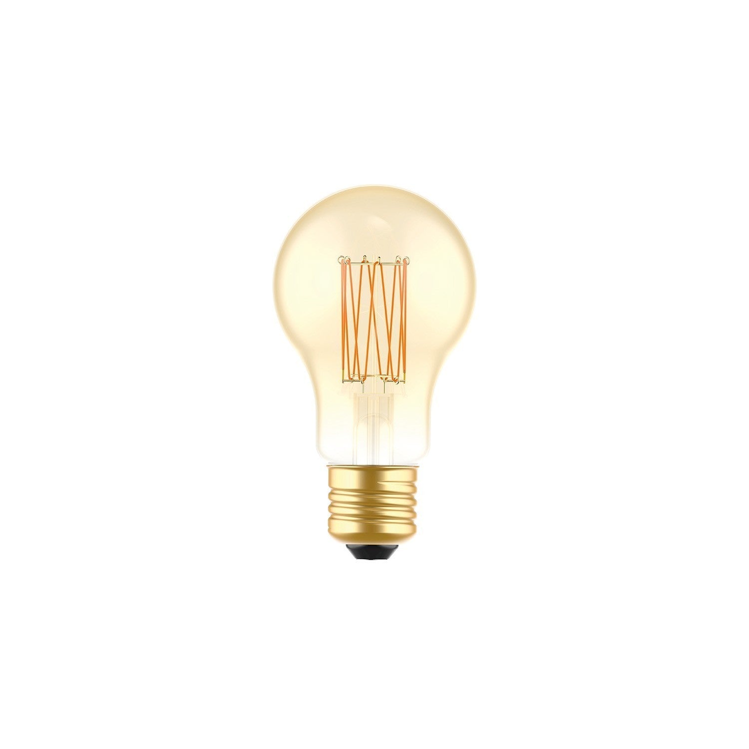 LED Golden Carbon Cage Spiral E27 Light Bulb - BB-C53 - Uneeka Lighting
