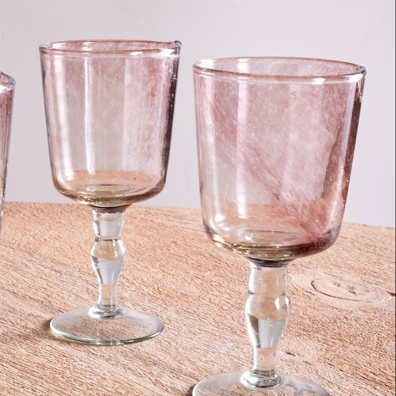 Nkuku Plum Llanera Wine Glass - Uneeka - LG0501