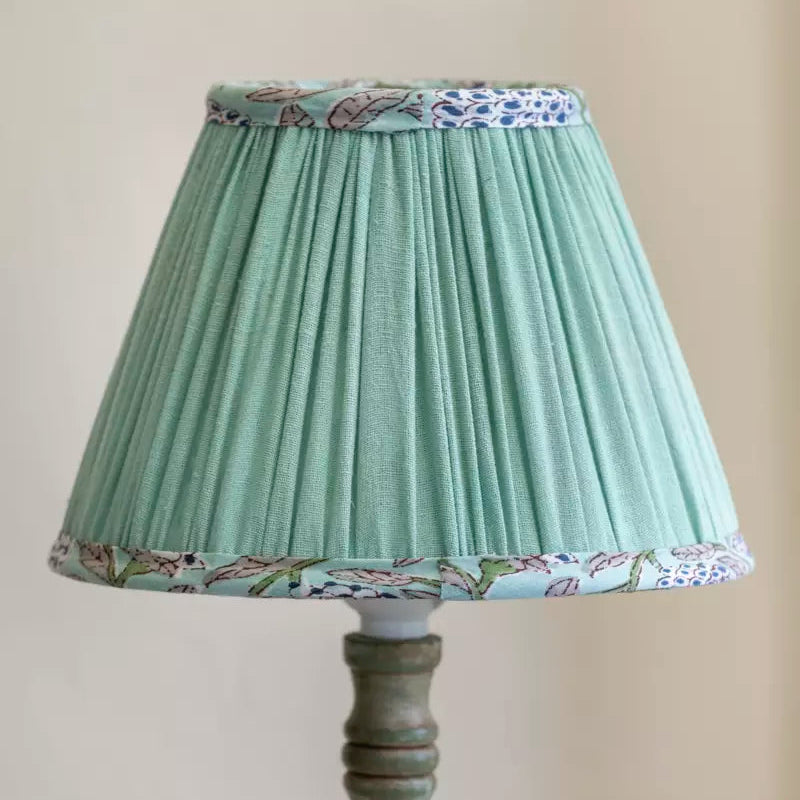 Printed Interior Pleated Lampshade - LIM25448 - Uneeka