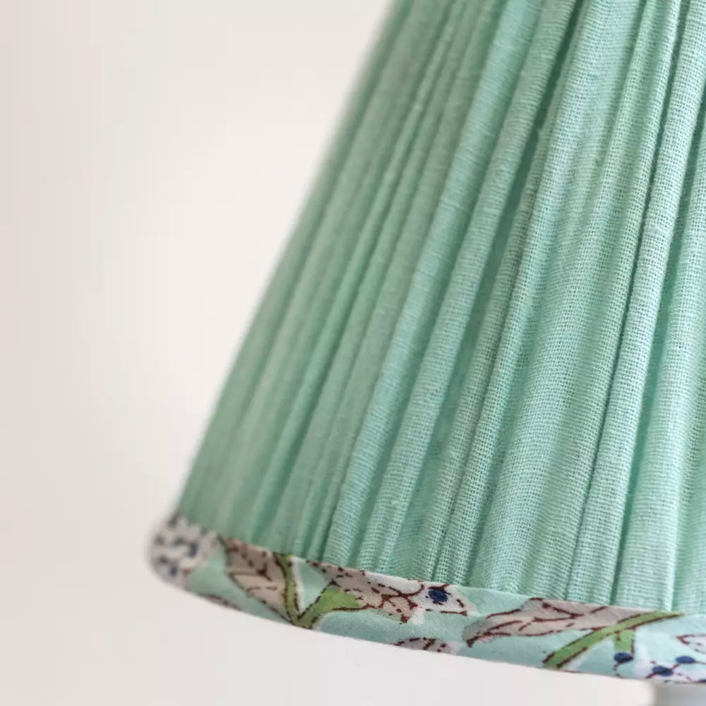 Printed Interior Pleated Lampshade - LIM25448 - Uneeka
