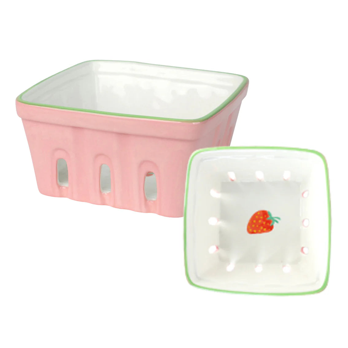 Large Strawberry Ceramic Punnet - BON-PUN-CER-STRAWB - Uneeka