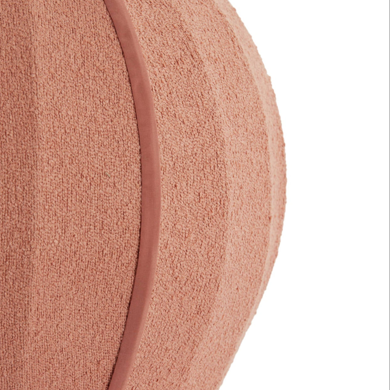 Light Pink Bouclé Textured Bell Pendant - Uneeka Lighting