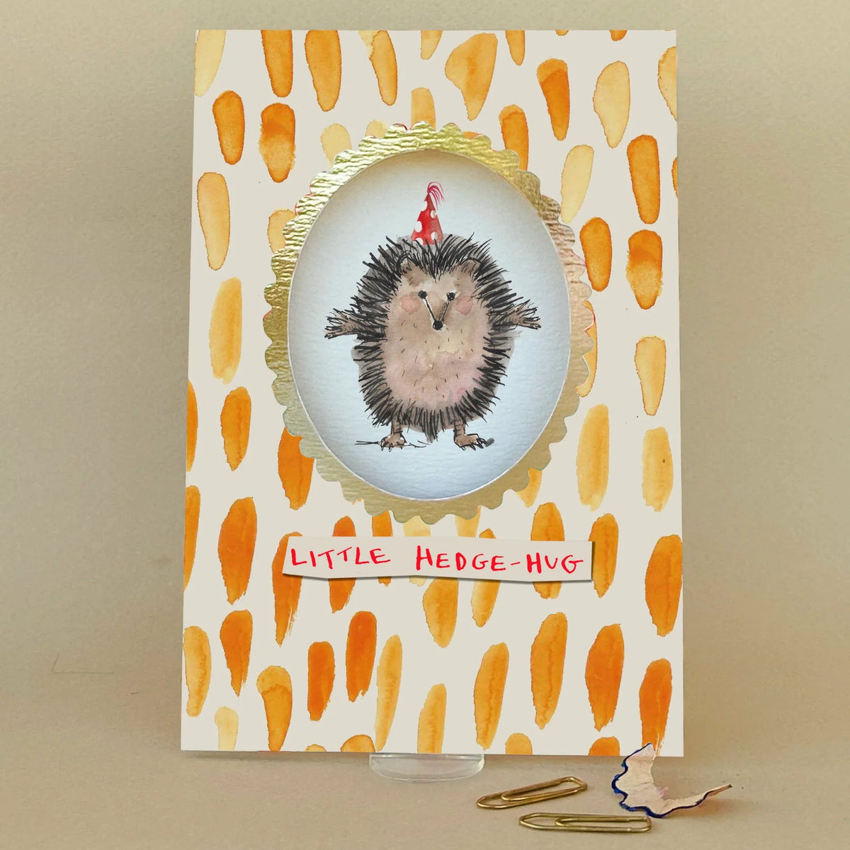 Little Hedge-hug Greetings Card- Uneeka