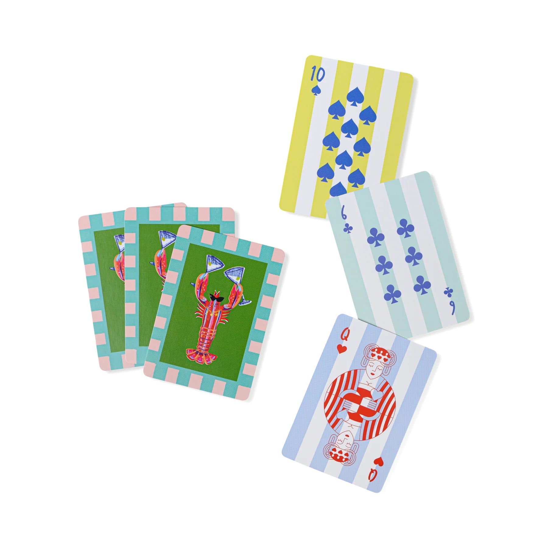 Lobster Design Playing Cards - HJX060EU - Uneeka