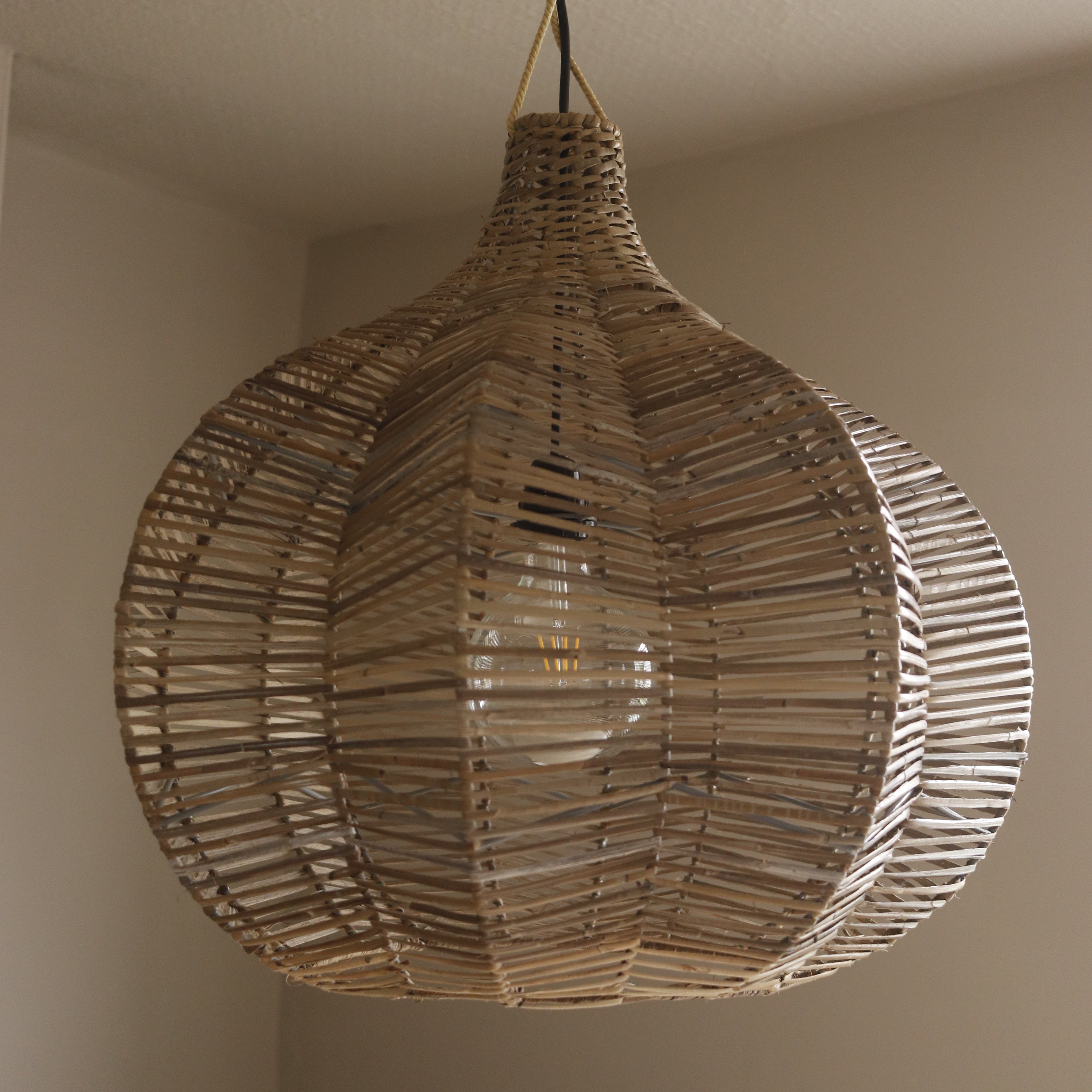 Star Shaped Rattan Hanging Ceiling Lamp Shade - HGW63 - Uneeka