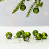 Ribbed Assorted Green Round Bauble - MK24999 - Uneeka