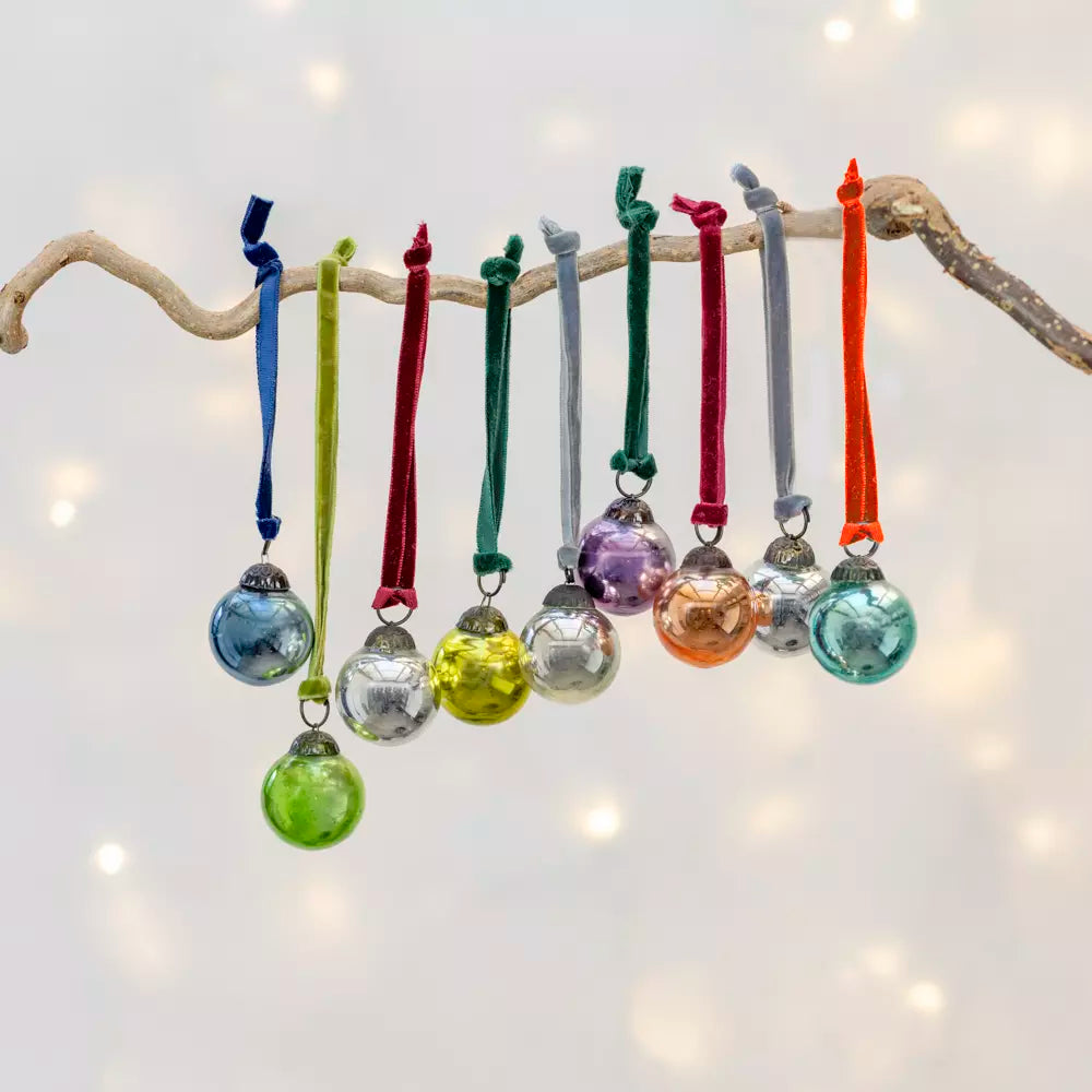 Polished Assorted Colour Round Bauble - MK25240 - Uneeka