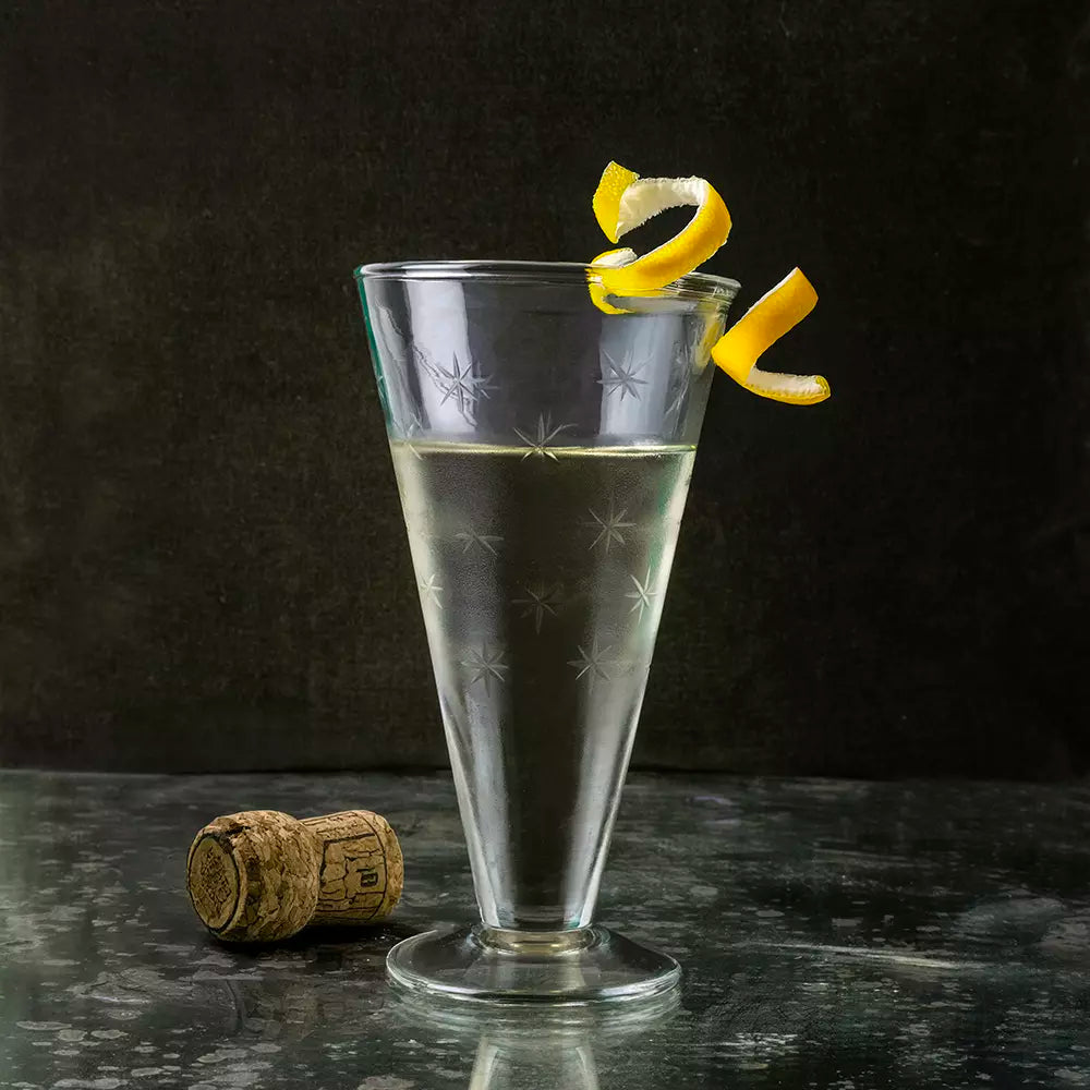 Etched Stars Prosecco Glass - MK8217 - Uneeka