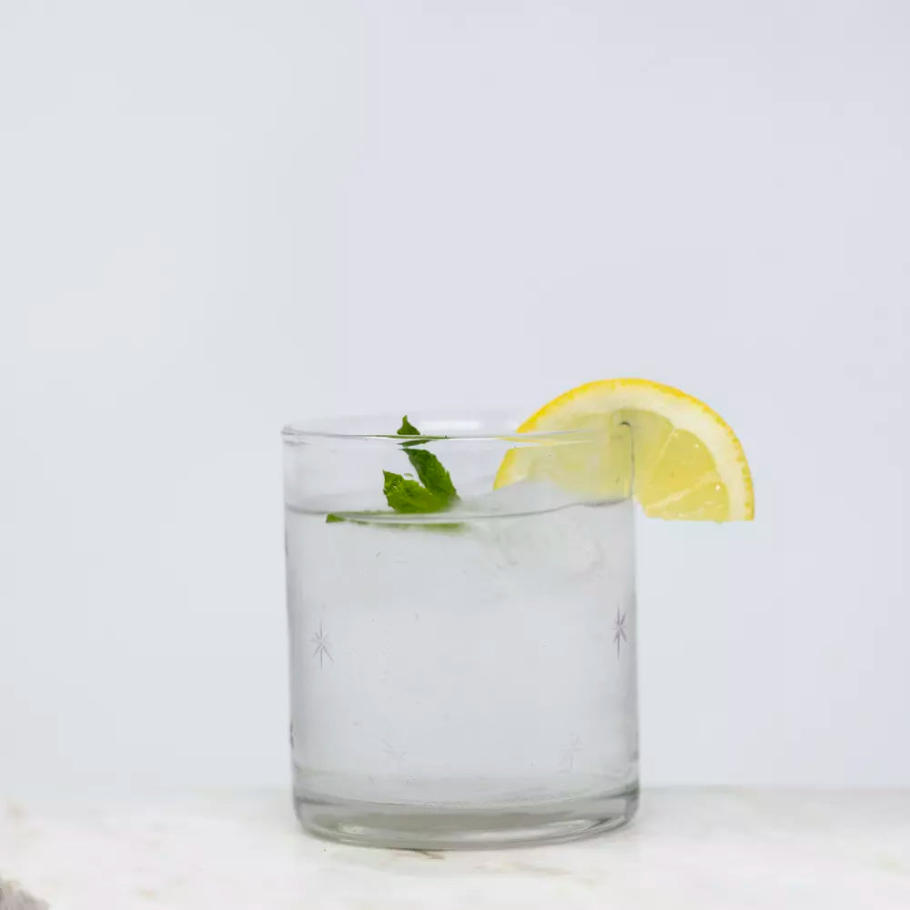 Water Tumbler Etched With Stars - MK8220 - Uneeka