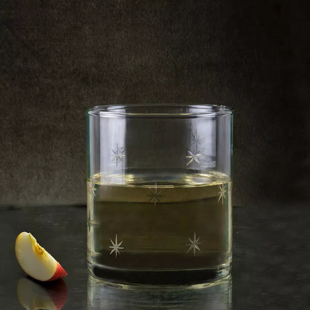 Water Tumbler Etched With Stars - MK8220 - Uneeka