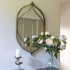 Elegant Antique Brass Moroccan Style Mirror - MQ21023 - Uneeka
