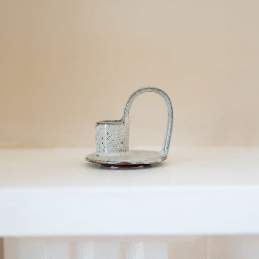 Handcrafted Ceramic Candle Stick Holder - MWPT116 - Uneeka