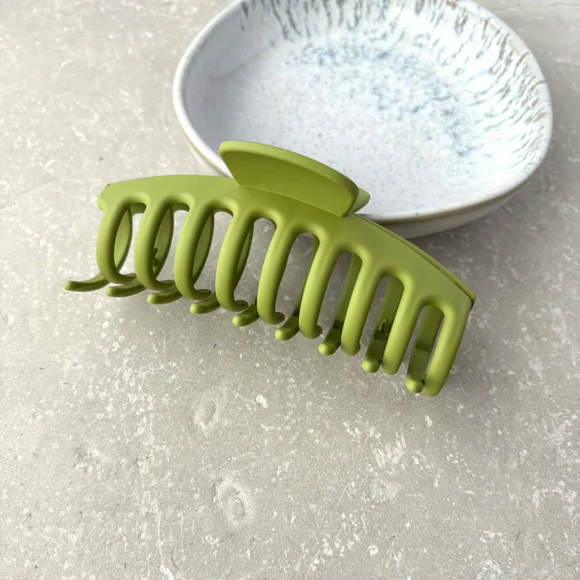 Matt Coloured Hair Claw Clip - - Uneeka