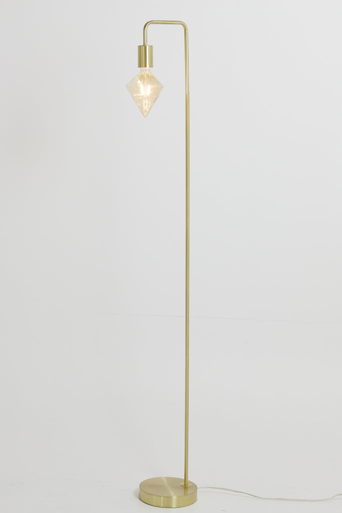 Matt Gold Simple Floor Lamp