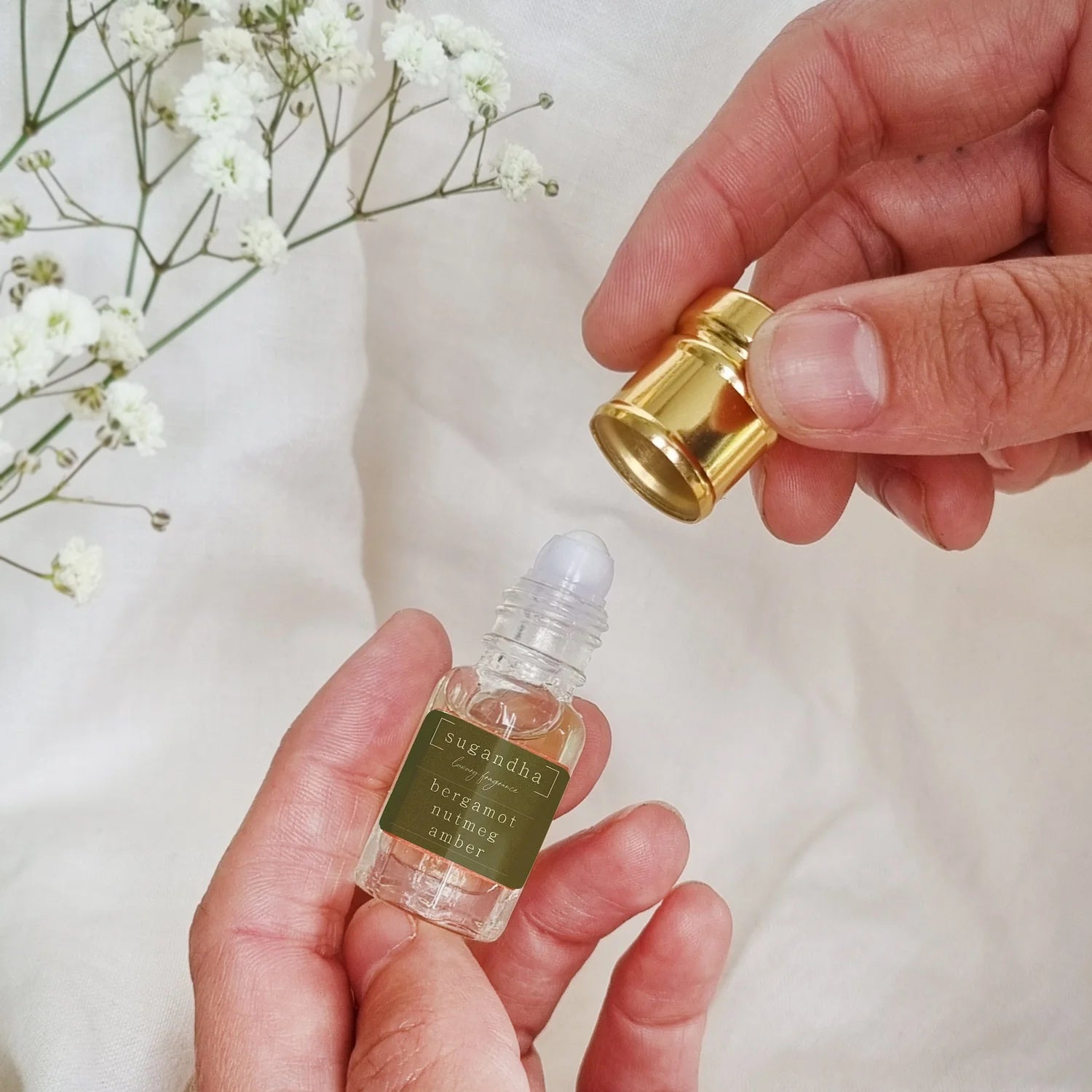 Bergamot, Nutmeg & Amber Roll On Perfume - Bergamot-nutmeg-amber - Uneeka