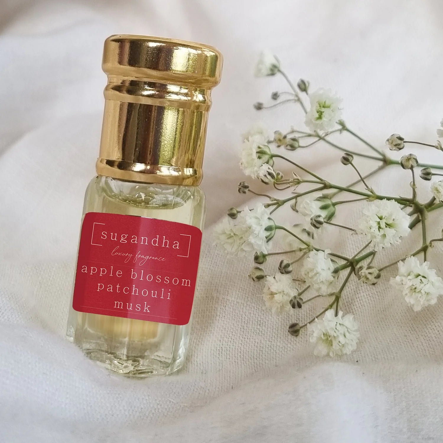 Apple Blossom, Patchouli & Musk Roll On Perfume - Apple blossom-patchouli-musk - Uneeka