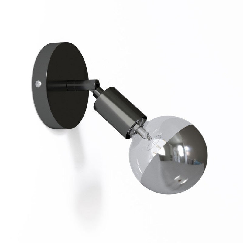 Metal 90° Adjustable Wall Light - Black Pearl