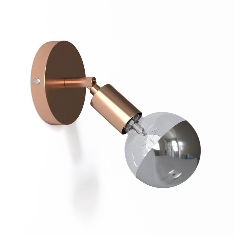 Metal 90° Adjustable Wall Light - Copper