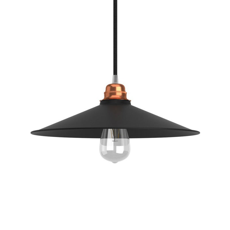 Metal Swing Lampshade Black all over 