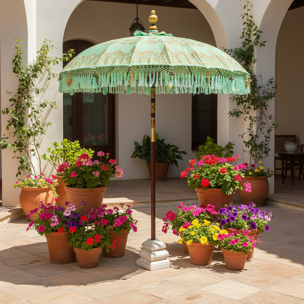 Mint Bali Sun Parasol With Pole Joint - MB75 - Uneeka