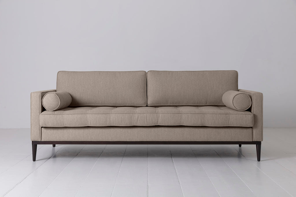 Swyft Model 02 3 Seater Sofa - Core Fabrics Pumice Linen