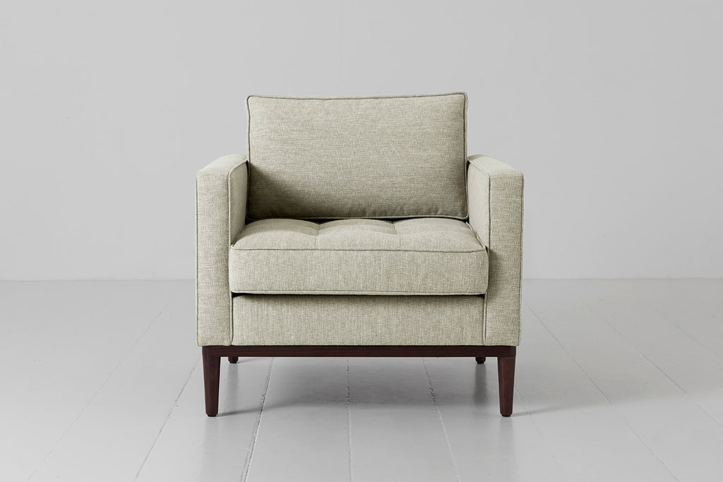 Swyft Model 02 Armchair - Made To Order Pebble Linen