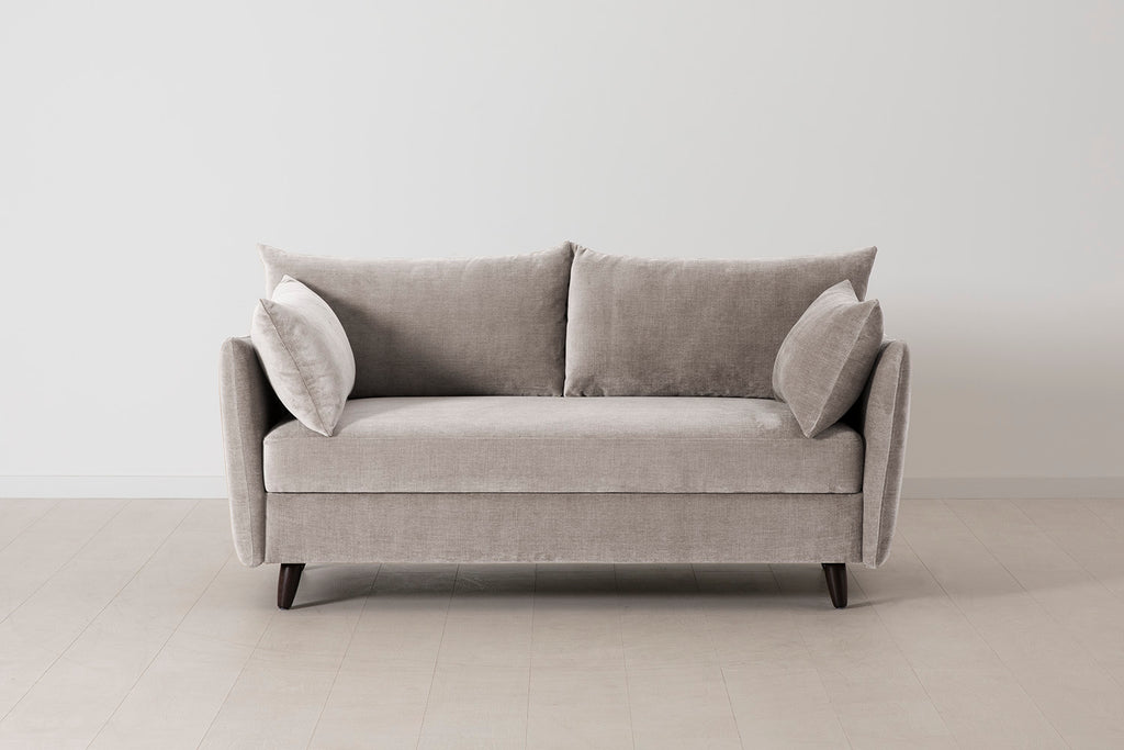 Swyft Model 08 2.5 Seater Sofa Bed - Made To Order Fog Royal Velvet