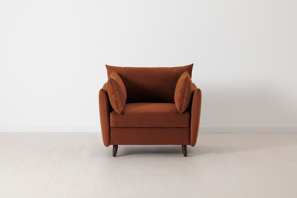 Swyft Model 08 Armchair Bed - Made To Order Umber Velvet